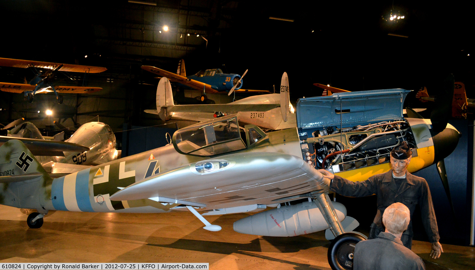 610824, Messerschmitt Bf-109G-10 C/N Not found 6110824, AF Museum