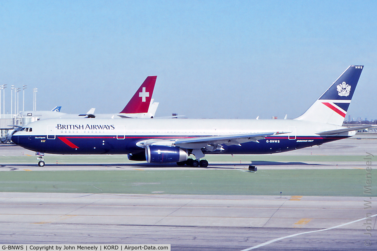 G-BNWS, 1992 Boeing 767-336 C/N 25826, April 1994