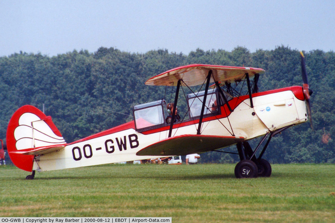 OO-GWB, 1951 Stampe-Vertongen SV-4B C/N 1171, Stampe et Vertongen Stampe SV.4B [1171] Schaffen -Diest~OO 12/08/2000
