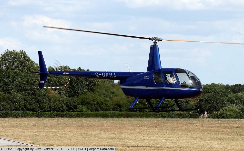 G-CPHA, 2008 Robinson R44 Raven II C/N 12641, Originally owned to, Heli Air Ltd in January 2009. De-registered 2012-09-07 to PH-ENK.