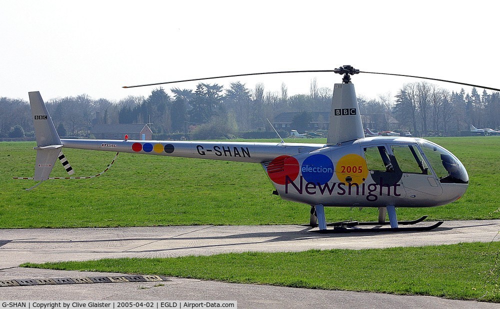 G-SHAN, 2005 Robinson R44 II C/N 10617, Originally owned to, Helitech Charter Ltd in March 2005 and currently owned in private hands to an address in Germany since June 2011.