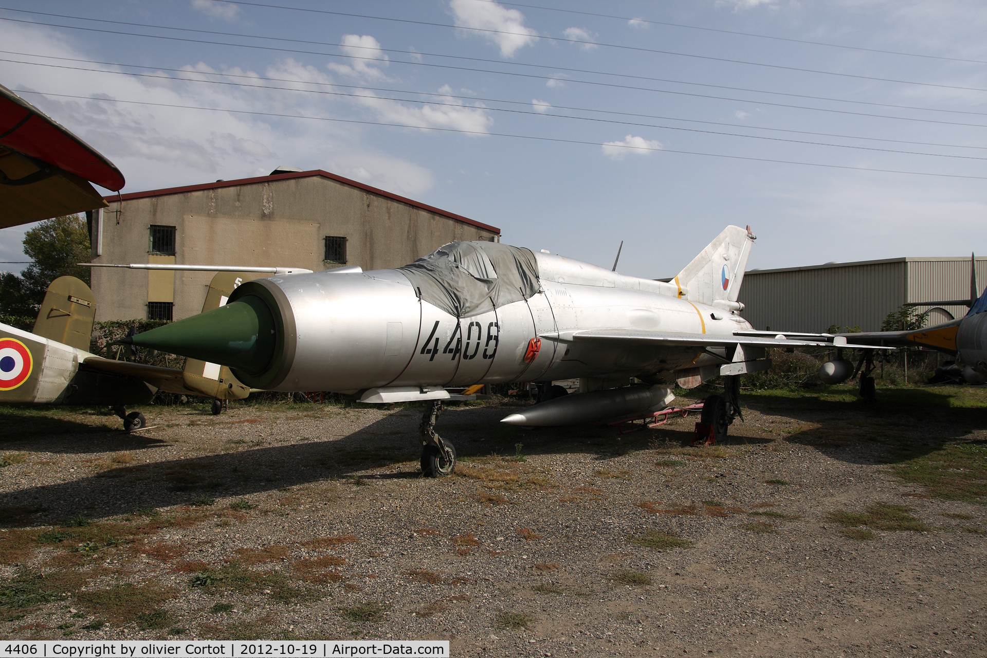 4406, 1966 Mikoyan-Gurevich MiG-21PFM C/N 94A4406, Musée aéronautique d'Orange, France