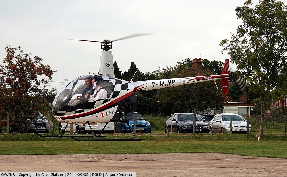 G-WINR, 1991 Robinson R22 Beta C/N 1709, Ex: G-BTHG > EI-CFE > G-BTHG > EI-CFE > G-WINR - Originally owned to, Skyline Helicopters Ltd in March 1991 as G-BTHG Currently with, Heli Air Ltd since March 2010 as G-WINR.
