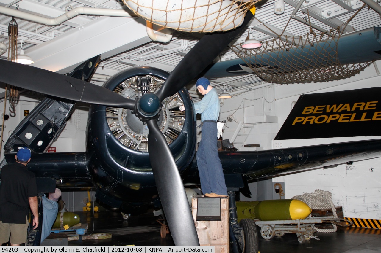 94203, Grumman F6F-5 Hellcat C/N A-11955, Naval Aviation Museum