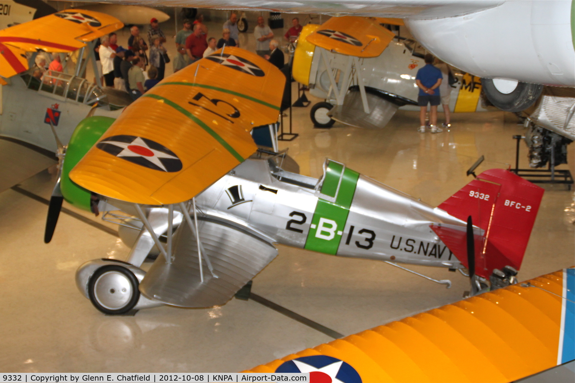 9332, 1937 Curtiss BFC-2 Goshawk C/N Not found 9332, Naval Aviation Museum