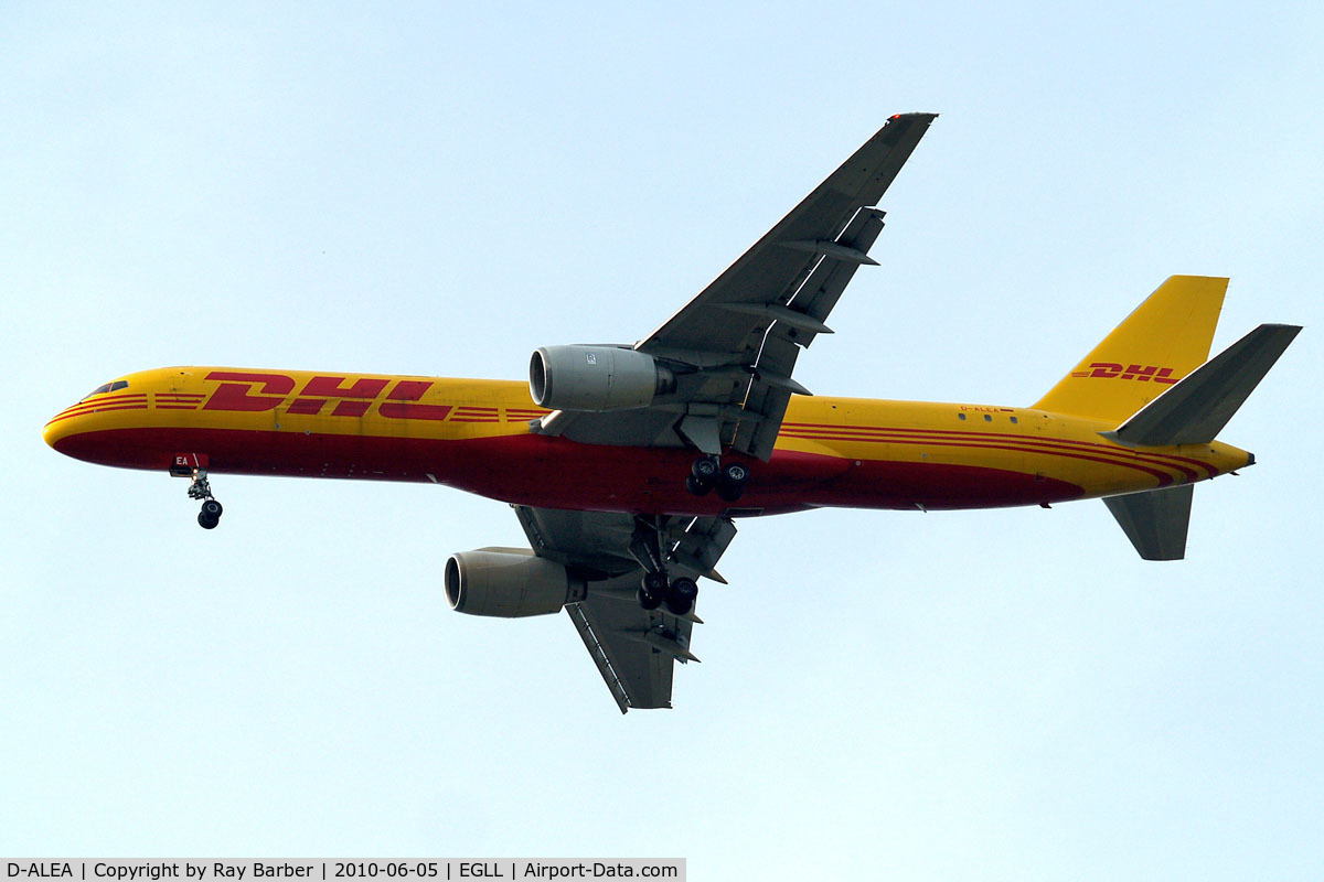 D-ALEA, 1982 Boeing 757-236 C/N 22172, Boeing  757-236F [22172] (DHL) Home~G 05/06/2010