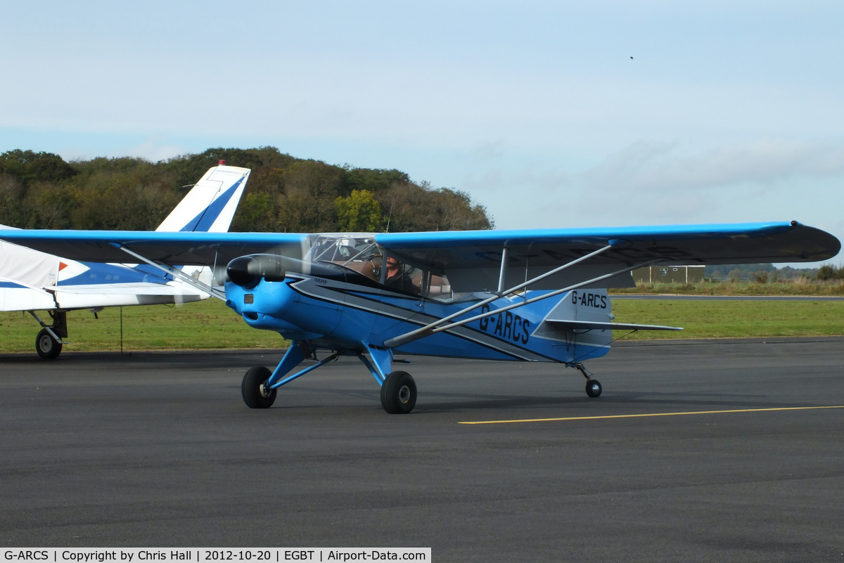 G-ARCS, 1960 Auster D6-180 C/N 3703, at Turweston's 