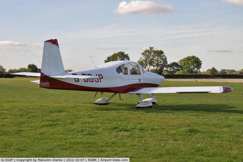 G-CGJP, 2010 Vans RV-10 C/N PFA 339-14600, Vans RV-10. Hibernation Fly-In, The Real Aeroplane Company, Breighton Airfield, October 2012.