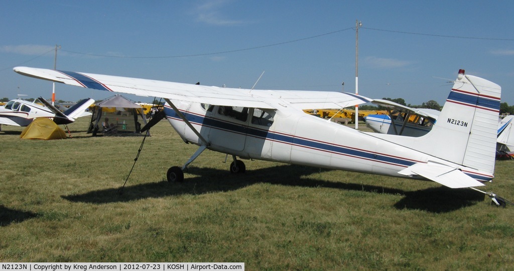 N2123N, 1955 Cessna 180 C/N 31815, EAA AirVenture 2012