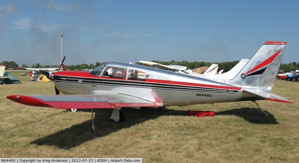 N64400, 1964 Piper PA-24-400 Comanche 400 C/N 26-36, EAA AirVenture 2012