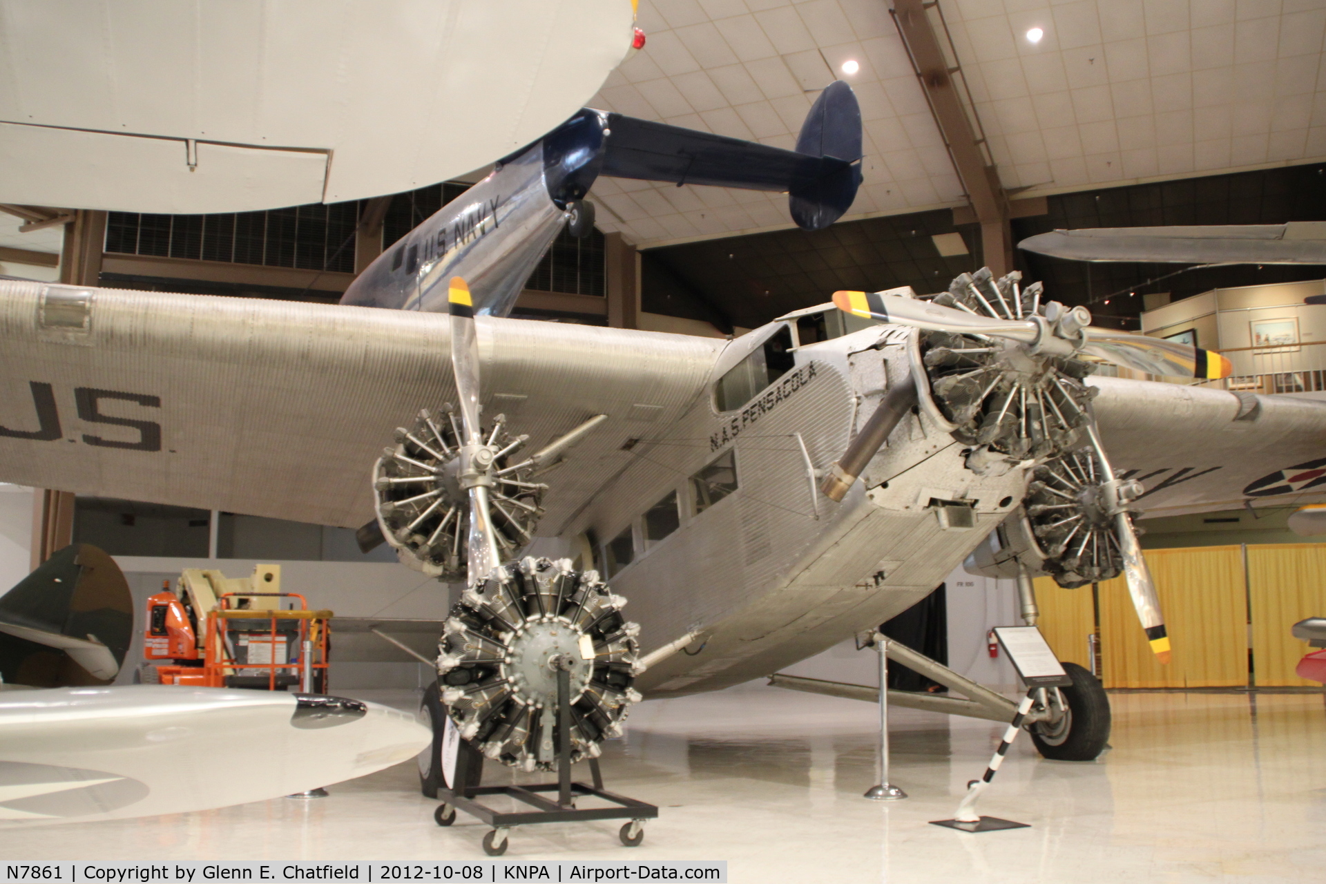 N7861, Ford 4-AT-E Tri-Motor C/N 4-AT-46, Naval Aviation Museum