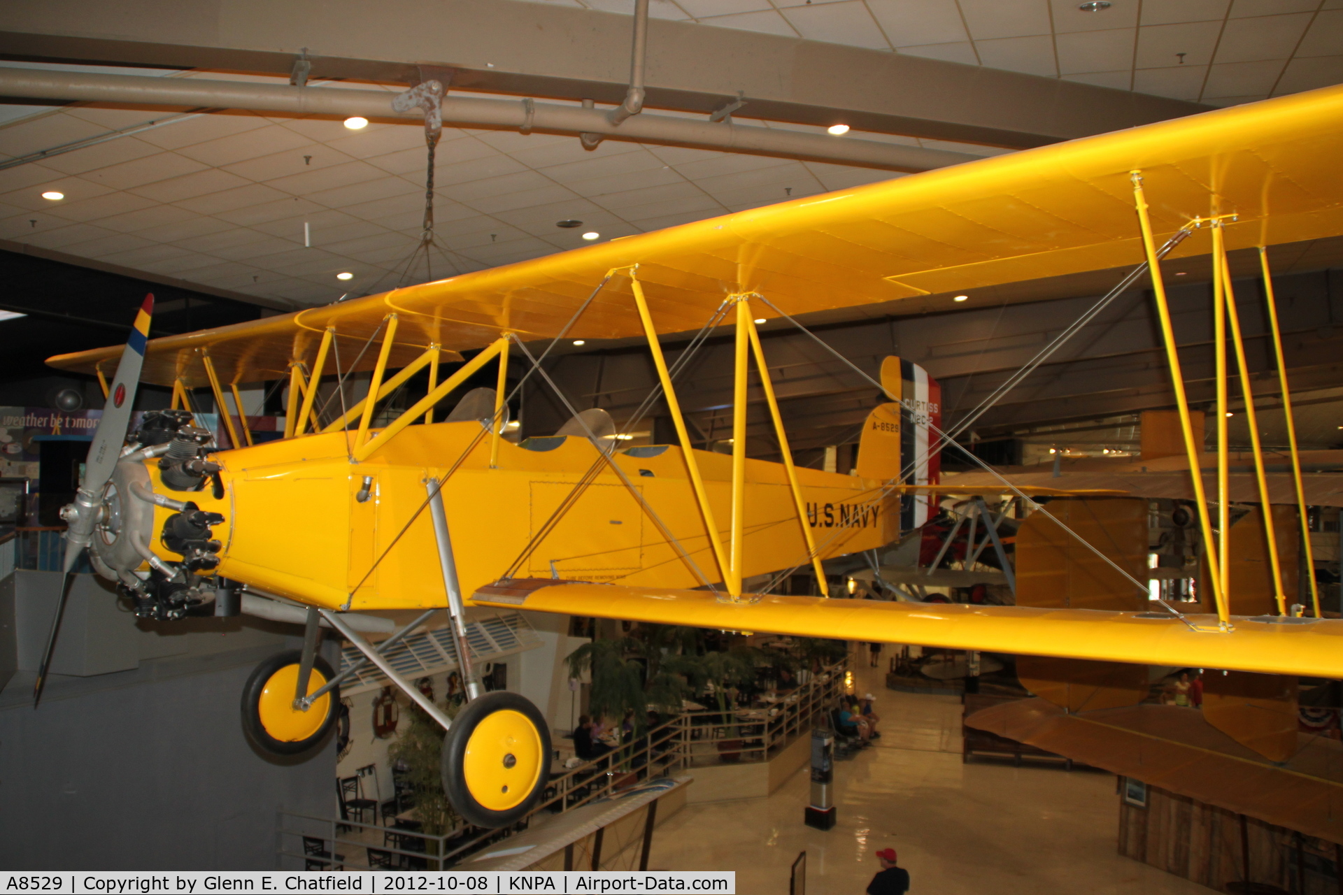 A8529, 1929 Curtiss N2C-2 Fledgling C/N 4, Naval Aviation Museum. False marks - real ID unknown