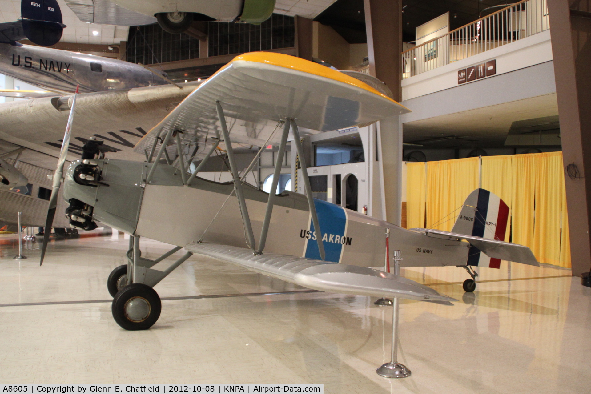 A8605, 1929 Consolidated N2Y-1 C/N Not found A8605, Naval Aviation Museum.