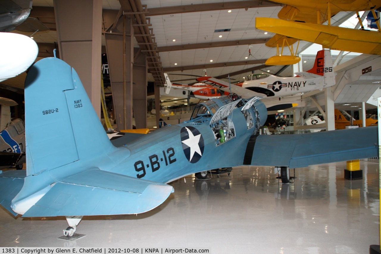 1383, 1938 Vought SB2U-1 Vindicator C/N Not found 1383, Naval Aviation Museum.