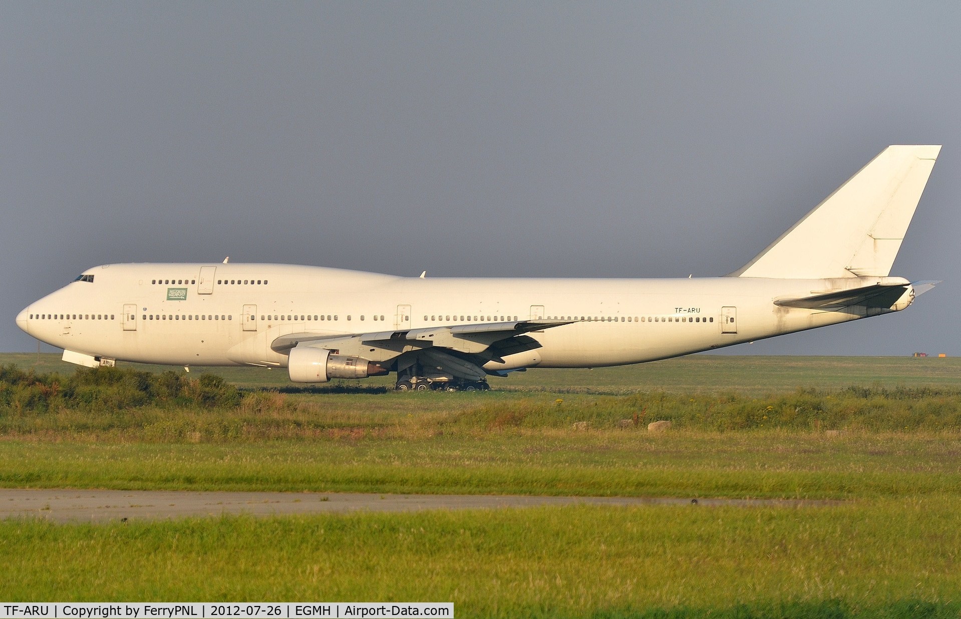 TF-ARU, 1983 Boeing 747-344 C/N 22970, Classic B743 hoping to find a new owner. Stored at Manston. Broken up at MSE Nov 2013.