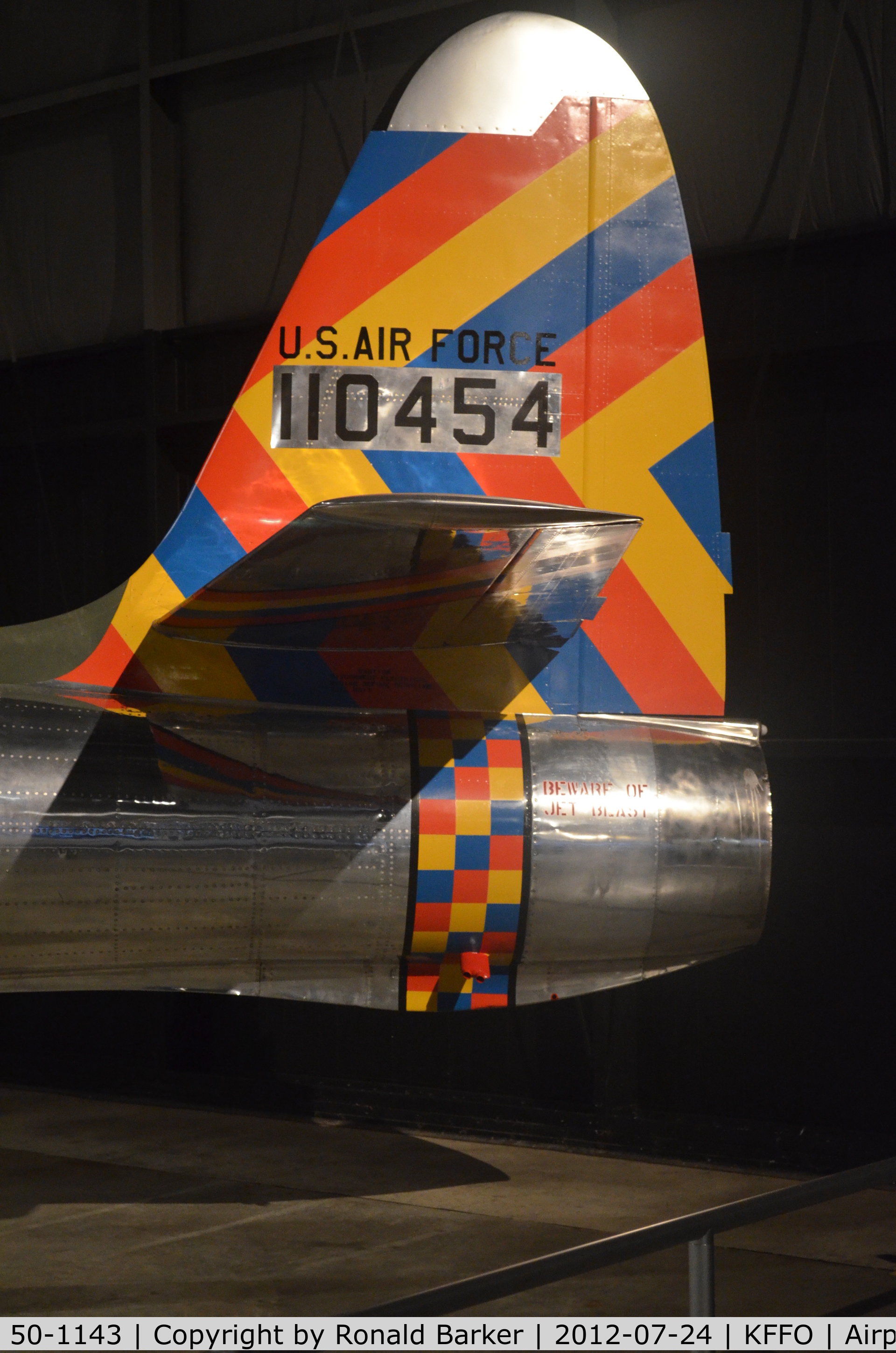 50-1143, 1950 Republic F-84E-20-RE Thunderjet C/N Not found 50-1143, AF Museum