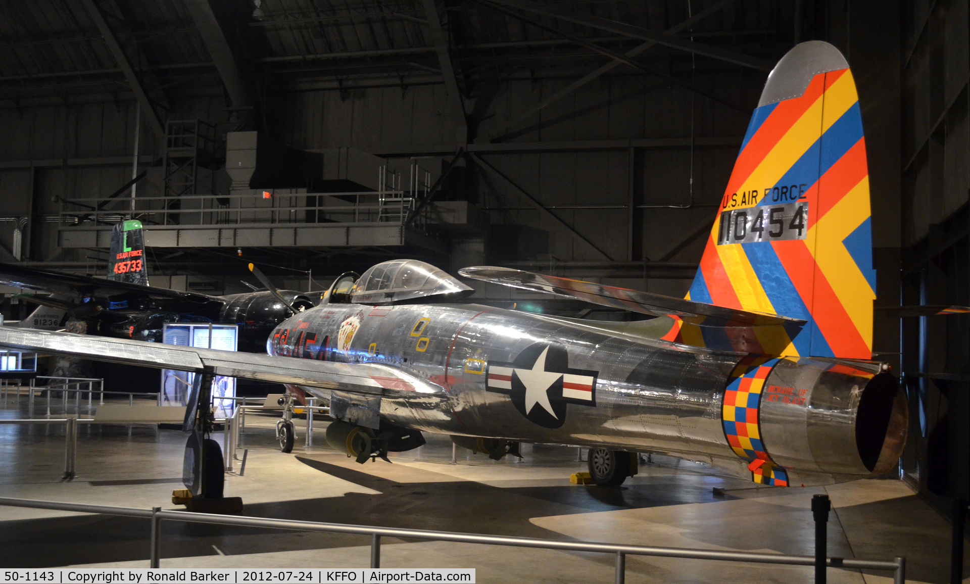50-1143, 1950 Republic F-84E-20-RE Thunderjet C/N Not found 50-1143, AF Museum