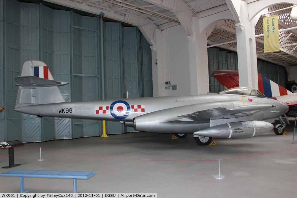 WK991, Gloster Meteor F.8 C/N Not found Wk991, Royal Air Force Gloster Meteor F.8