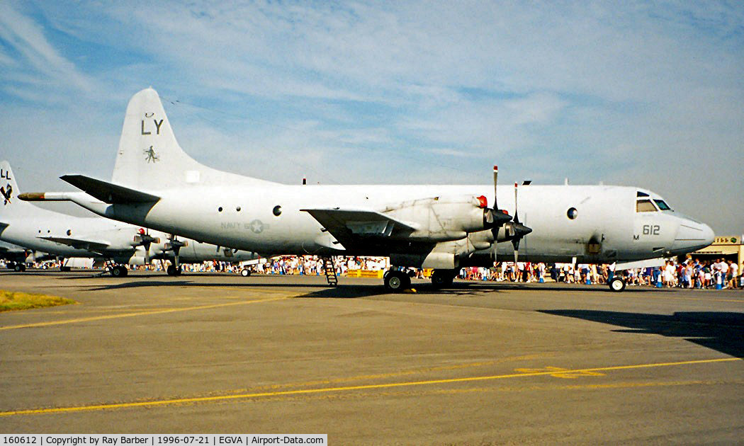 160612, Lockheed P-3C Orion C/N 285A-5663, Lockheed P-3C-II Orion [5663] (US Navy) RAF Fairford~G 21/07/1996