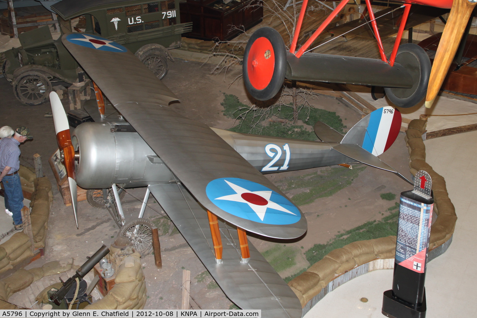 A5796, Nieuport 28 C.1 Bebe Replica C/N Not found 5796, Naval Aviation Museum