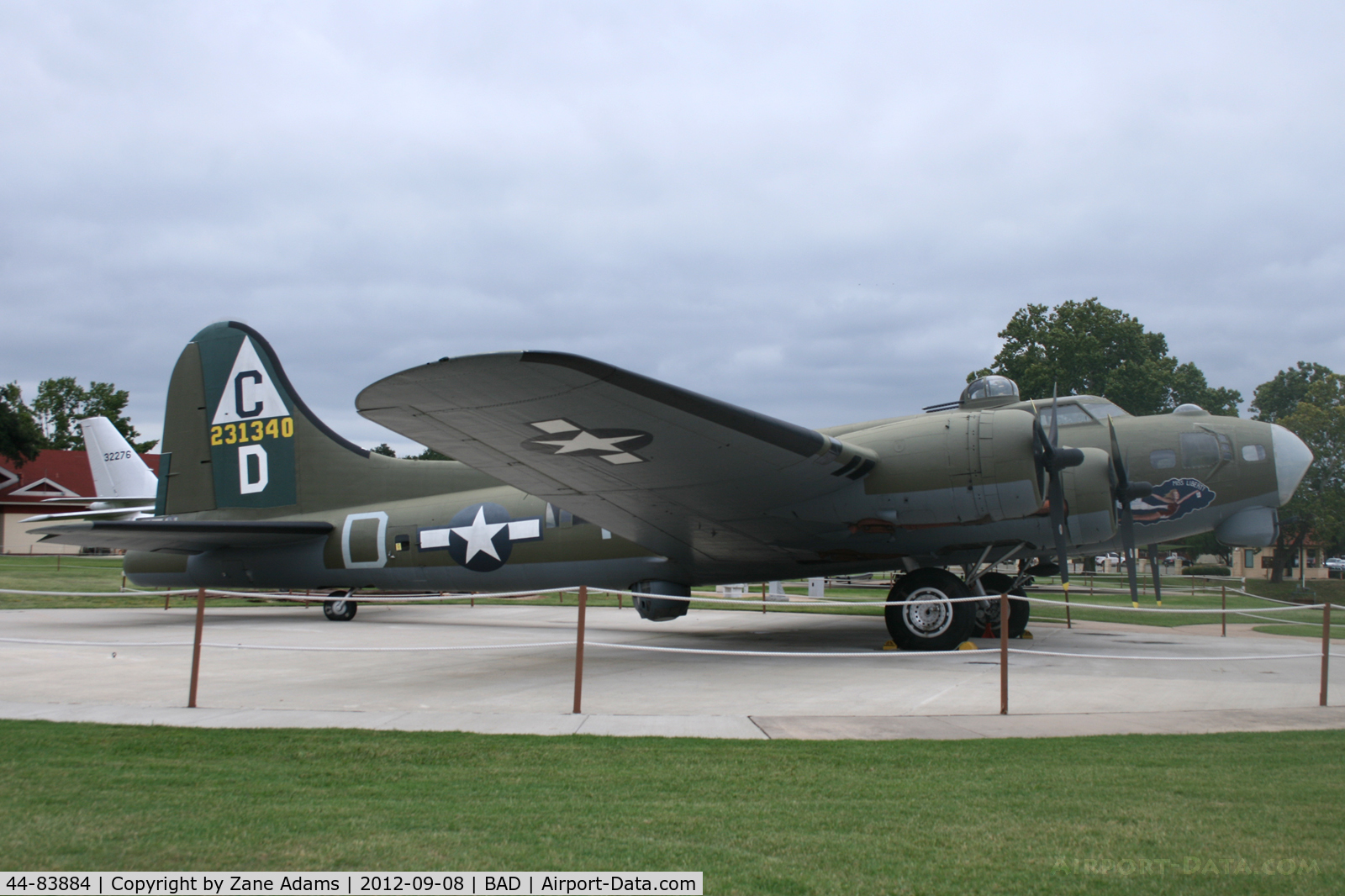 44-83884, 1945 Douglas B-17G-95-DL Fortress C/N 77244, On display at the 8th Air Force Museum - Barksdale AFB, Shreveport, LA