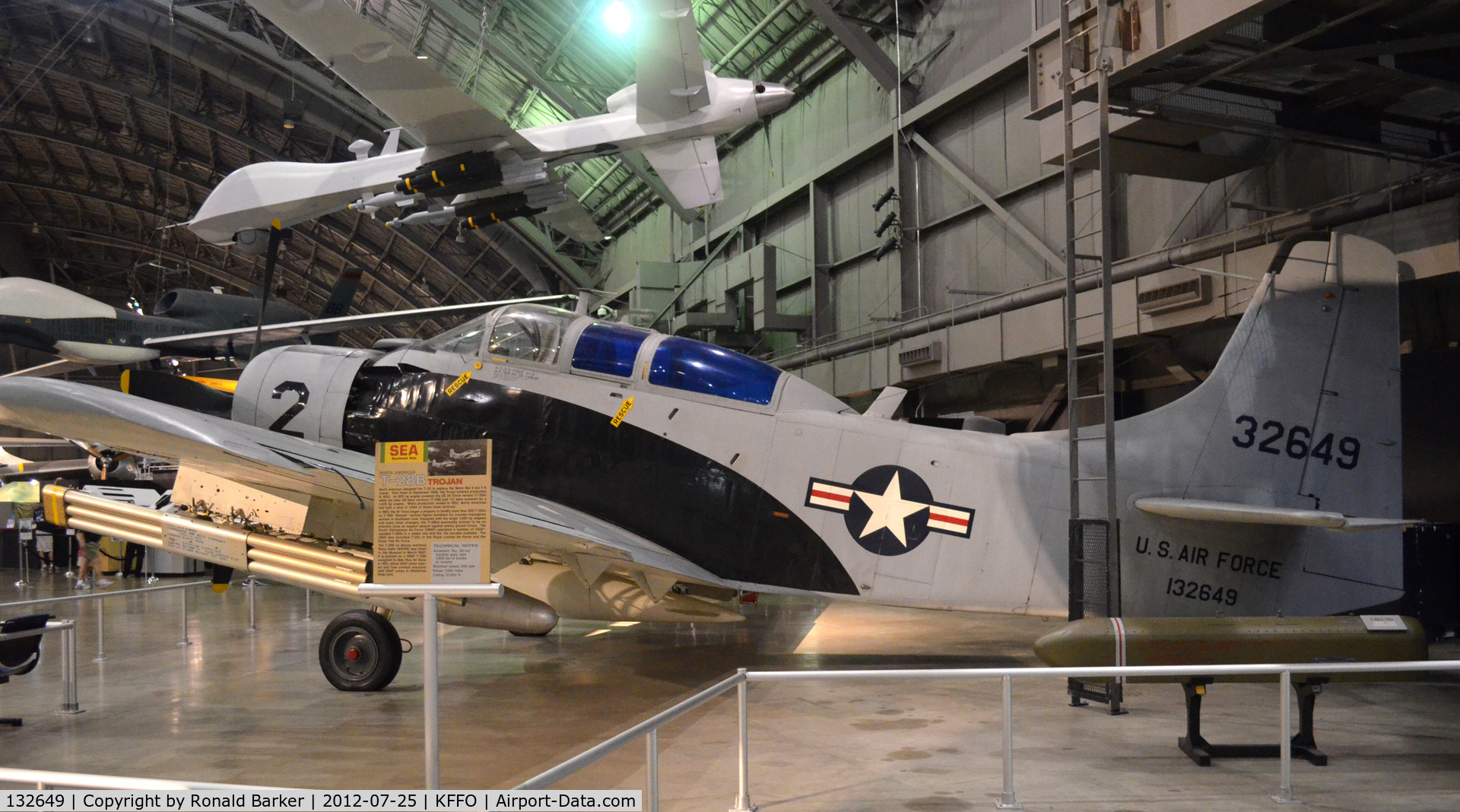 132649, 1952 Douglas A-1E Skyraider C/N 9506, AF Museum