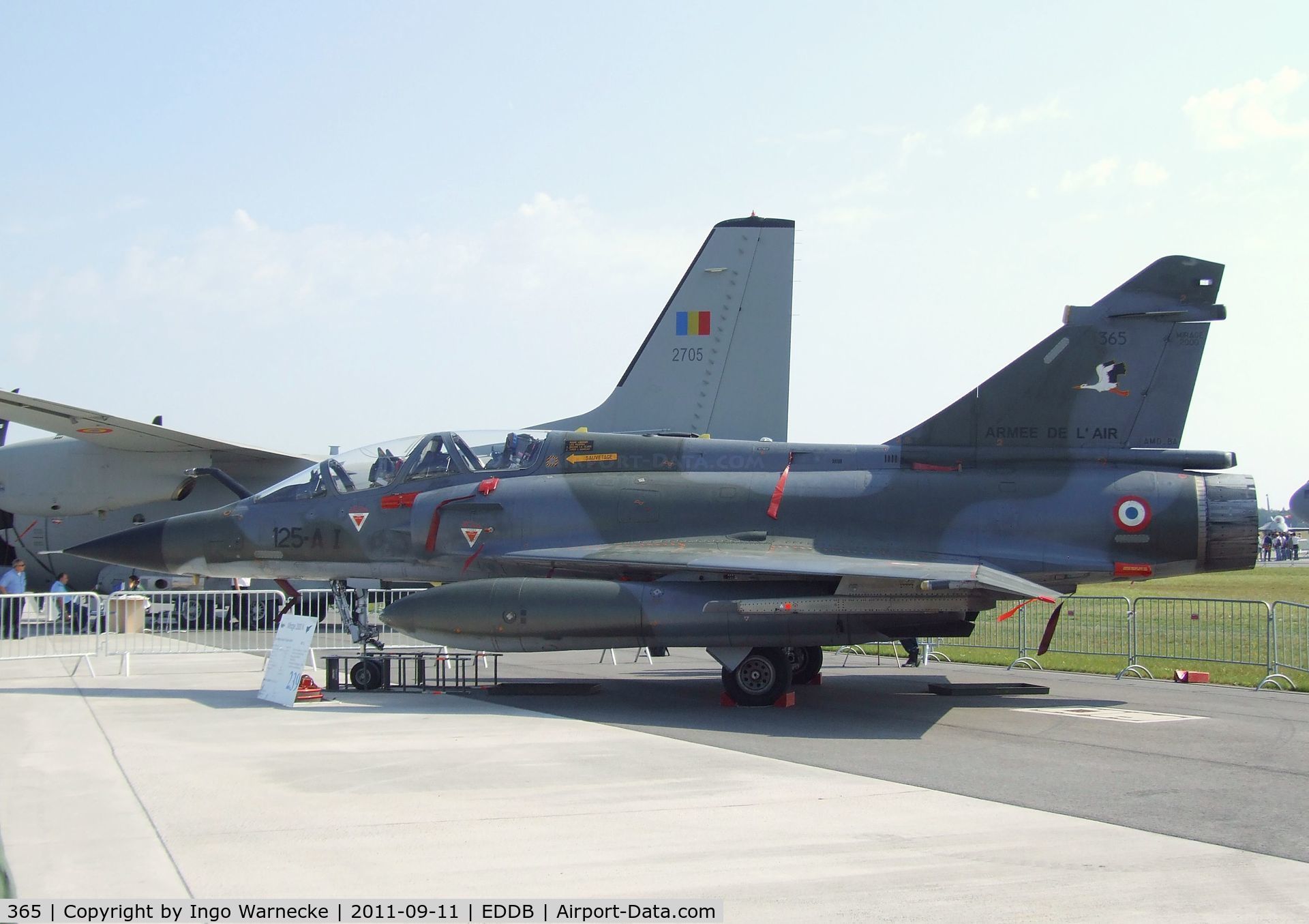 365, Dassault Mirage 2000N C/N 365, Dassault Mirage 2000N of the Armee de l'Air at the ILA 2012, Berlin
