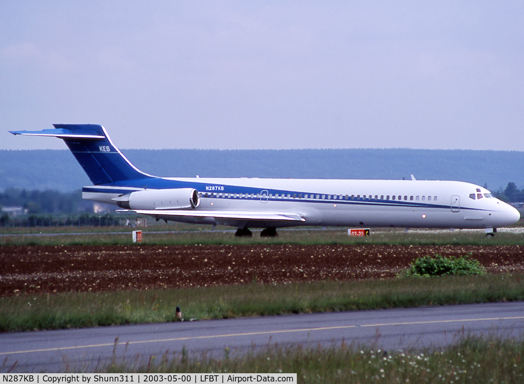 N287KB, 1987 McDonnell Douglas DC-9-87 (MD87) C/N 49768, Arriving from flight...