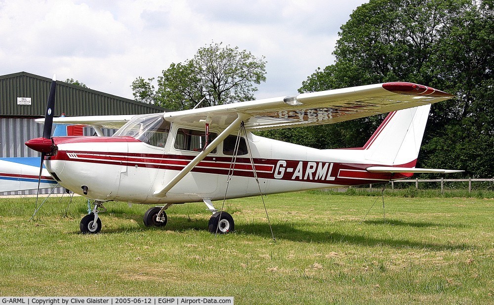G-ARML, 1961 Cessna 175B Skylark Skylark C/N 175-56995, Ex: N8295T > G-ARML - Originally and currently in private hands since July 1961.