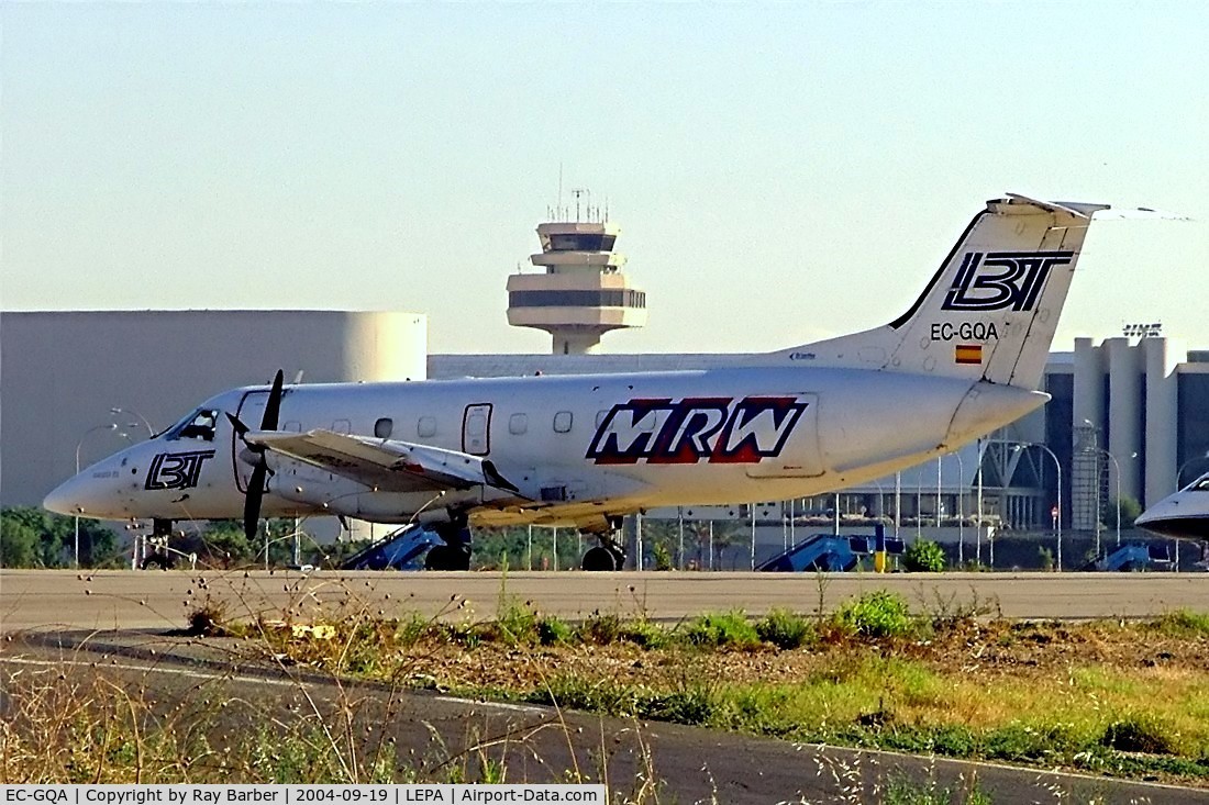 EC-GQA, 1986 Embraer EMB-120RT Brasilia C/N 120027, Embraer Emb-120F Brasilia [120027] (MRW) Palma De Mallorca~EC 19/09/2004
