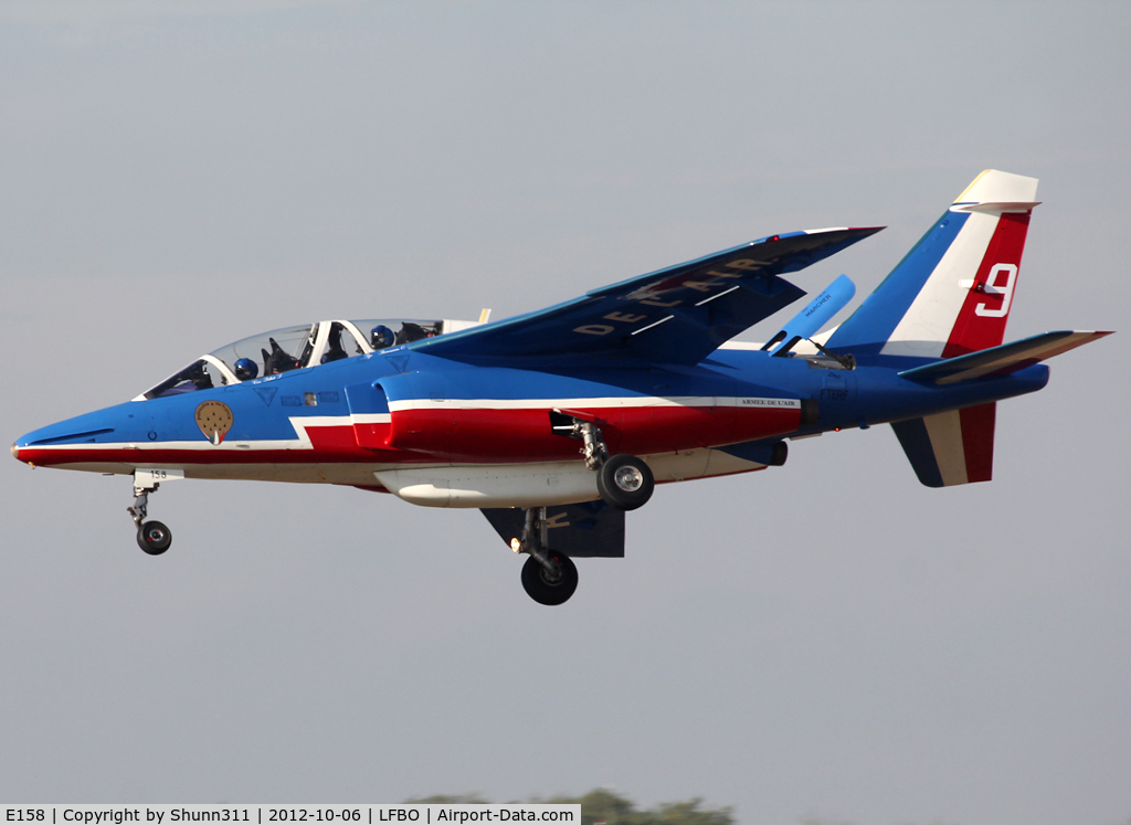E158, Dassault-Dornier Alpha Jet E C/N E158, Landing rwy 14L