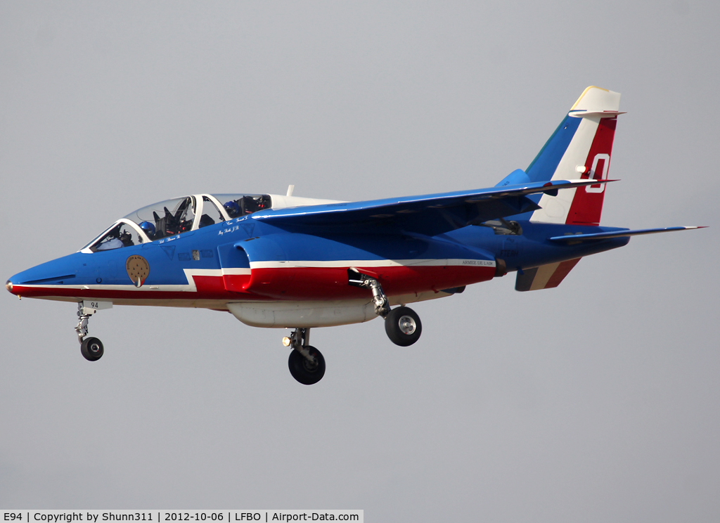 E94, Dassault-Dornier Alpha Jet E C/N E94, Landing rwy 14L