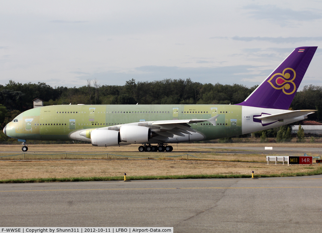 F-WWSE, 2012 Airbus A380-841 C/N 122, C/n 0122 - For Thaï International Airways