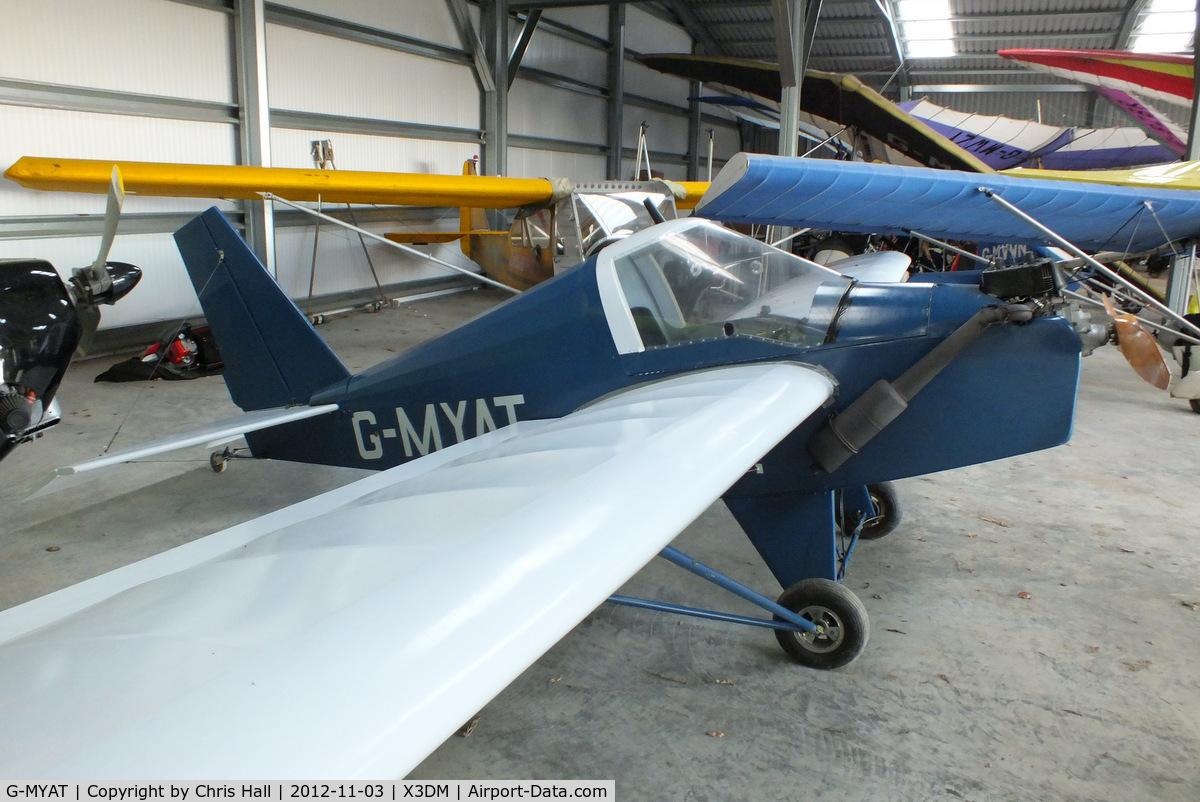 G-MYAT, 1992 Team Mini-Max C/N PFA 186-12017, at Darley Moor Airfield, Ashbourne, Derbyshire