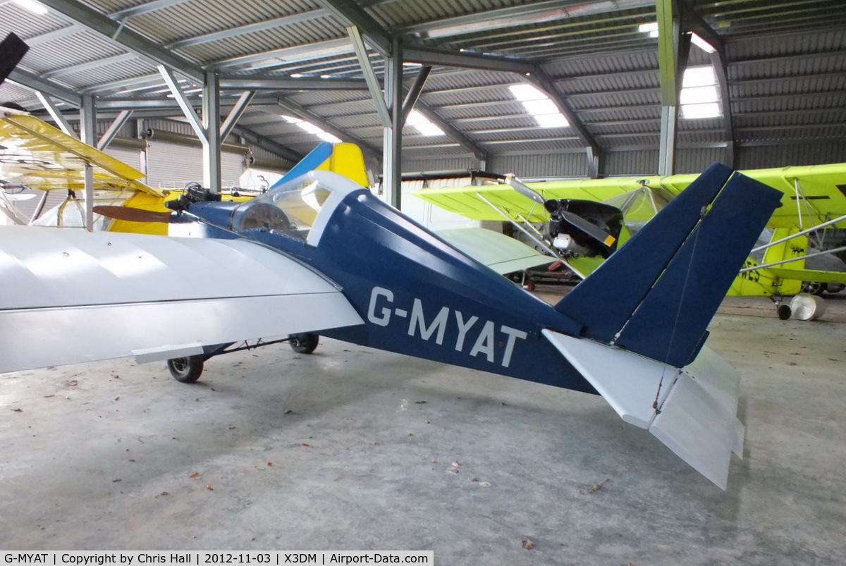 G-MYAT, 1992 Team Mini-Max C/N PFA 186-12017, at Darley Moor Airfield, Ashbourne, Derbyshire