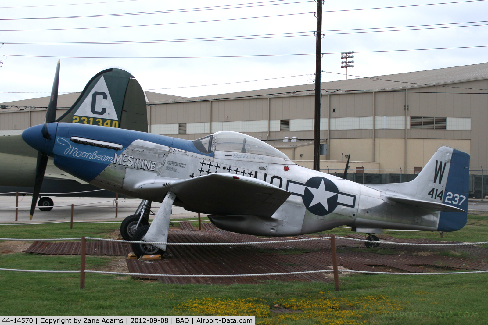44-14570, 2010 North American P-51D Mustang C/N 122-40196, At Barksdale Air Force Base - 8th Air Force Museum