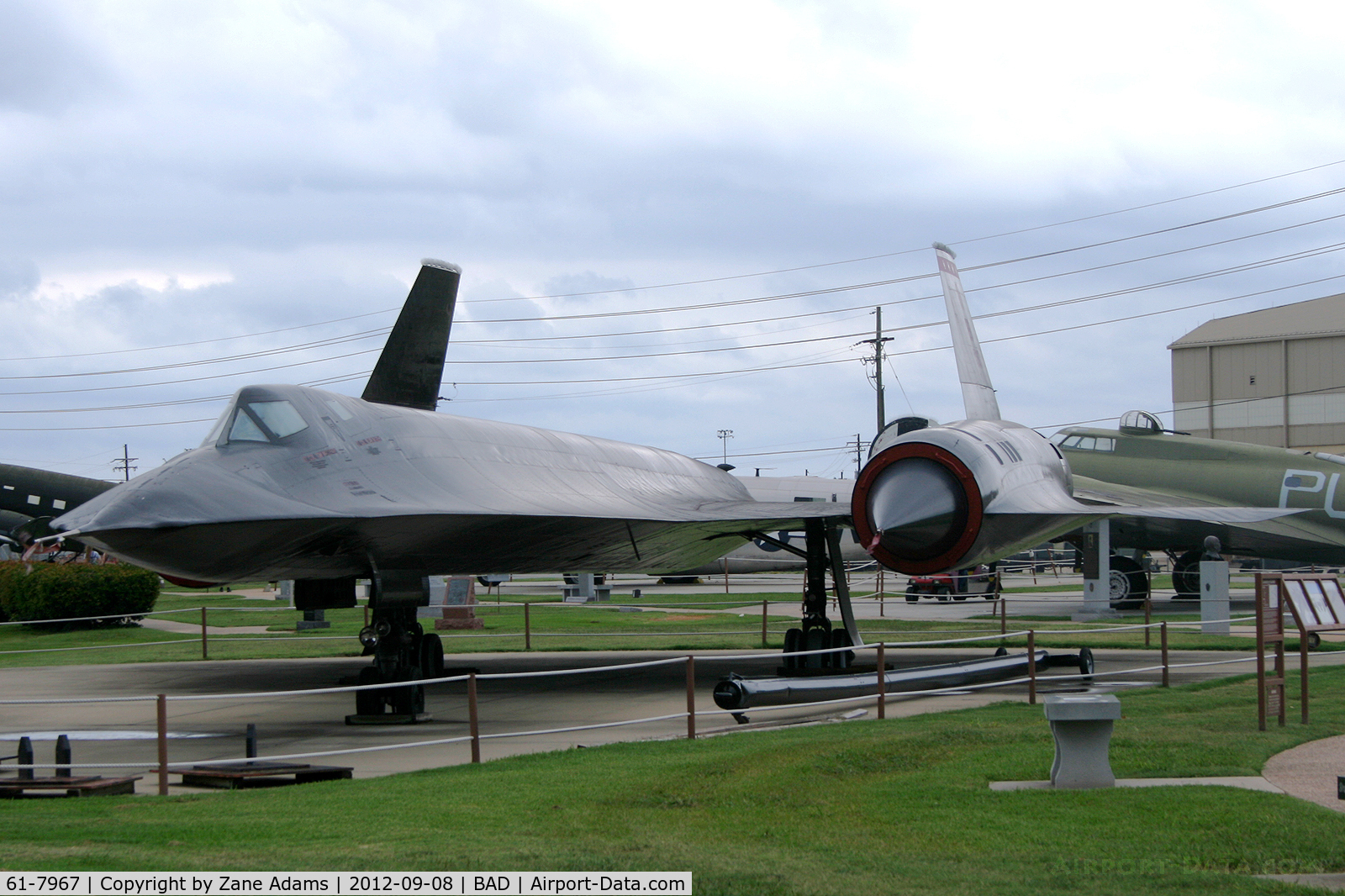 61-7967, Lockheed SR-71A Blackbird C/N 2018, At Barksdale Air Force Base - 8th Air Force Museum