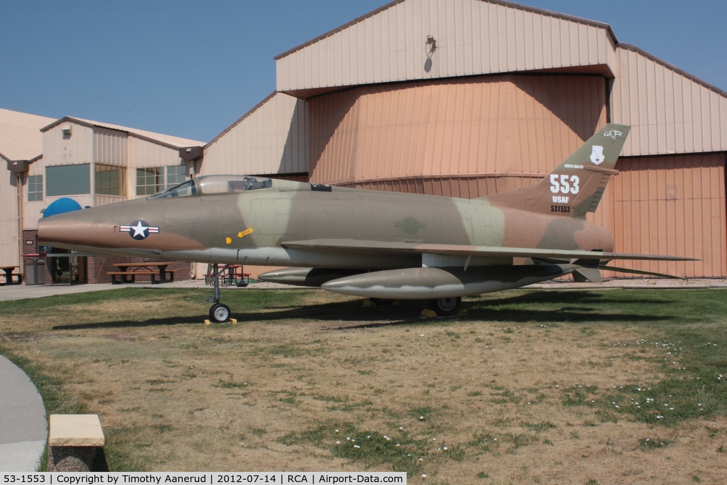 53-1553, 1953 North American F-100A Super Sabre C/N 192-48, 1953 North American F-100A, c/n: 192-48