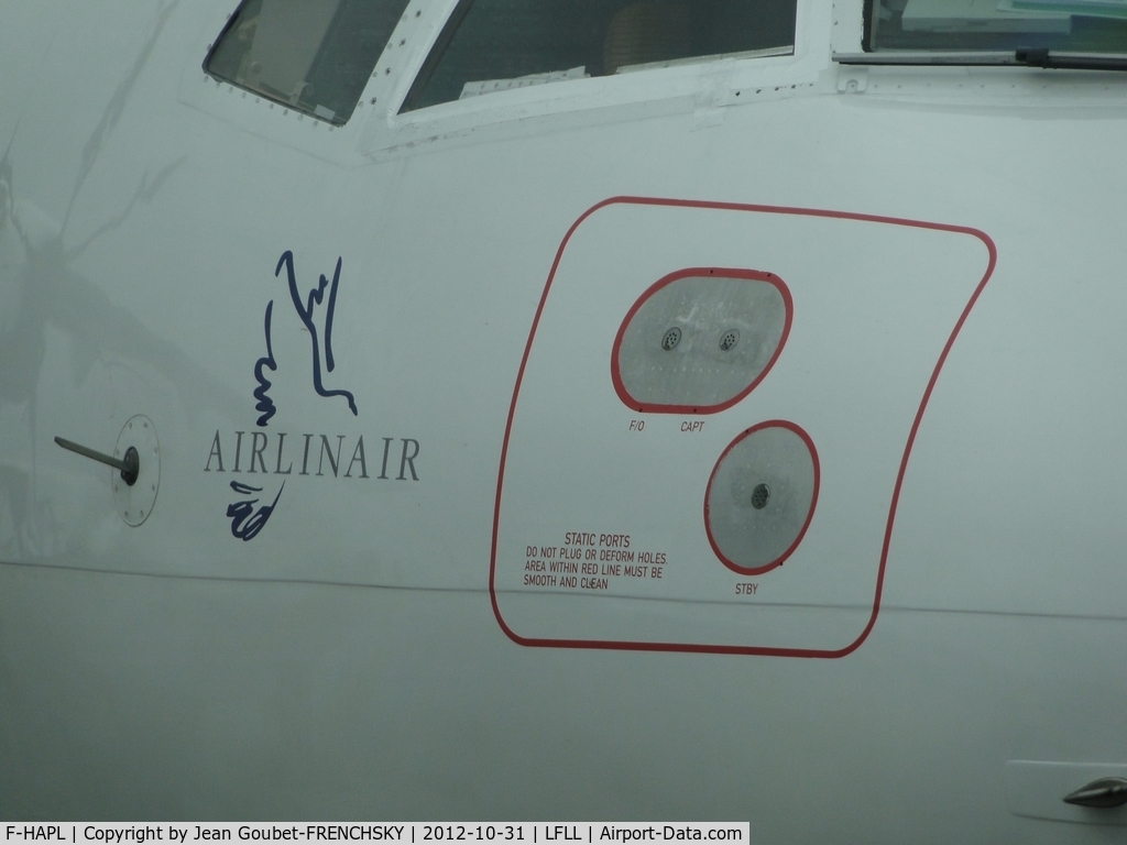 F-HAPL, 2000 ATR 72-212A C/N 654, Airlinair to Lille airport
