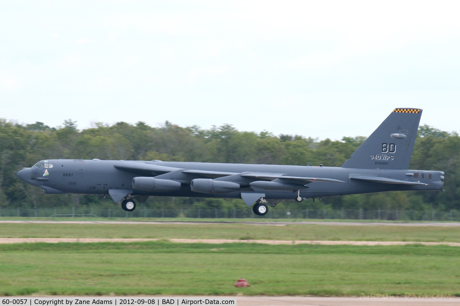 60-0057, 1960 Boeing B-52H Stratofortress C/N 464422, At Barksdale AFB