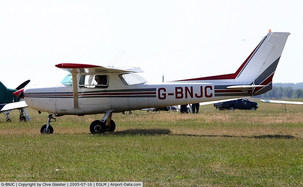 G-BNJC, 1979 Cessna 152 C/N 152-83588, Ex: N4705B > G-BNJC - Originally owned to, Samka Ltd in April 1987 and currently with, Stapleford Flying Club Ltd since October 1991.