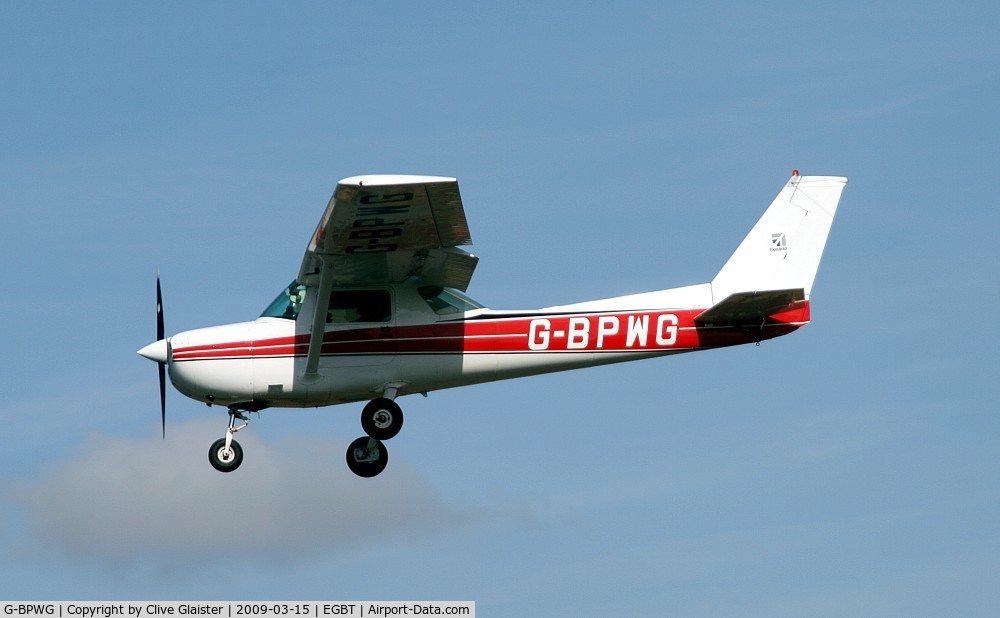 G-BPWG, 1975 Cessna 150M C/N 150-76707, Ex: N45029 > (ZK-DRY) > N45029 > (G-BPTK) > N45029 > G-BPWG - Originally owned to, Wickenby Aviation Ltd in April 1989 and currently owned to and a trustee of, G-B Pilots Wilsford Group since May 2004.