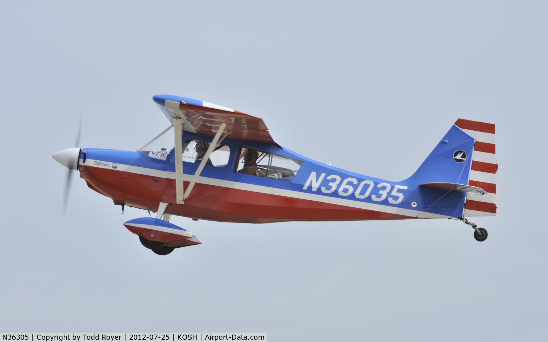 N36305, 1941 Taylorcraft BC-65 C/N 3223, Airventure 2012
