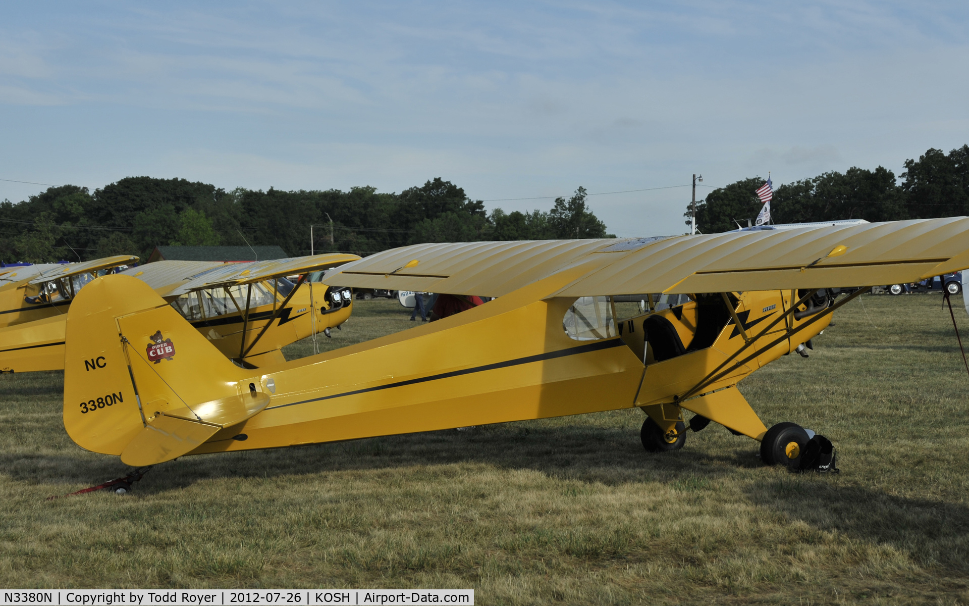 N3380N, 1946 Piper J3C-65 Cub Cub C/N 22580, Airventure 2012