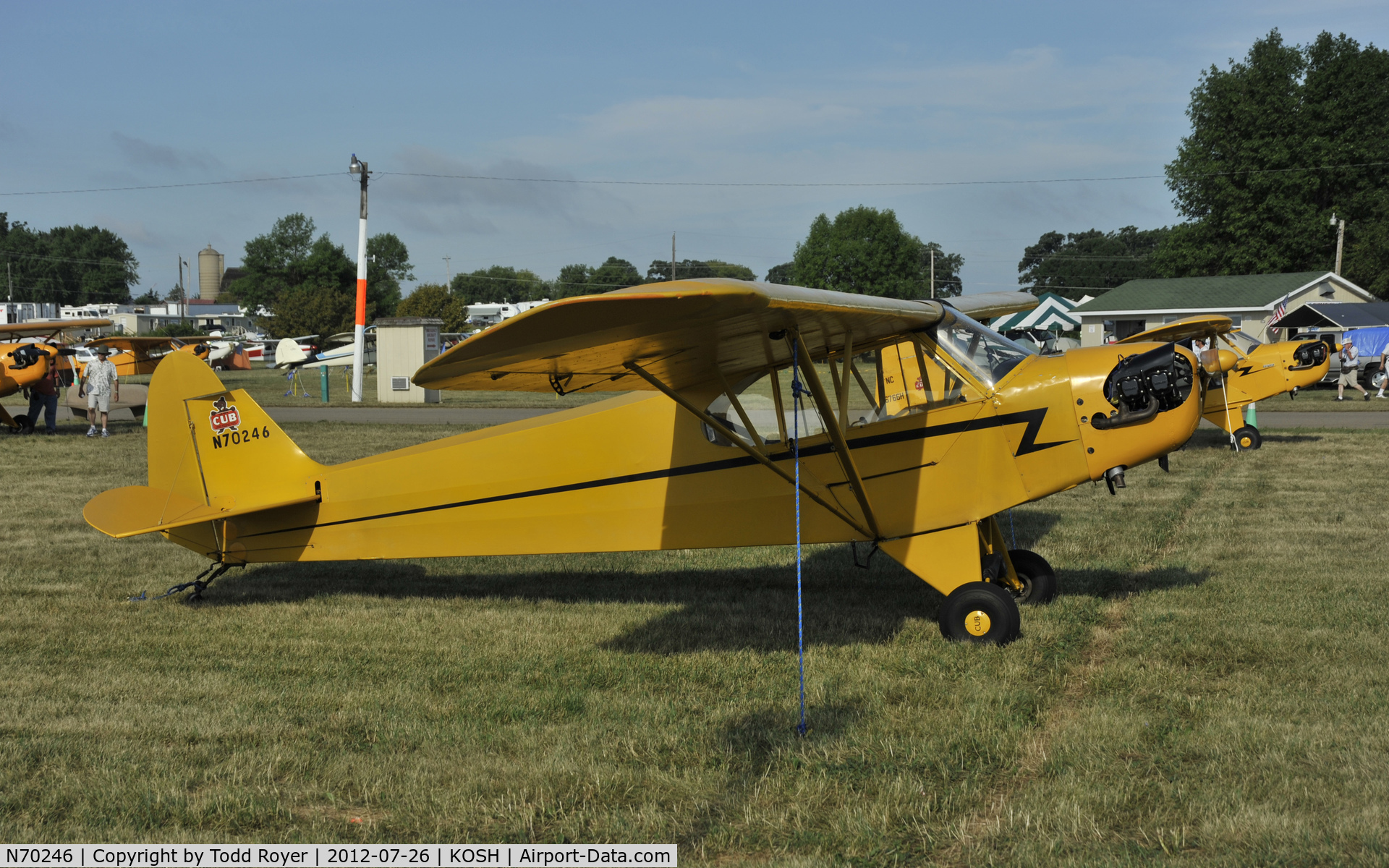 N70246, 1946 Piper J3C-65 Cub Cub C/N 17222, Airventure 2012