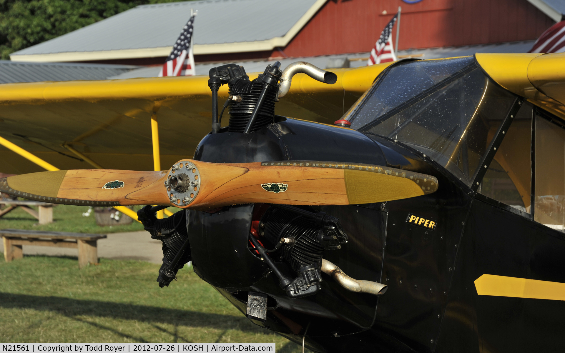 N21561, 1938 Piper J3P C/N 2474, Airventure 2012