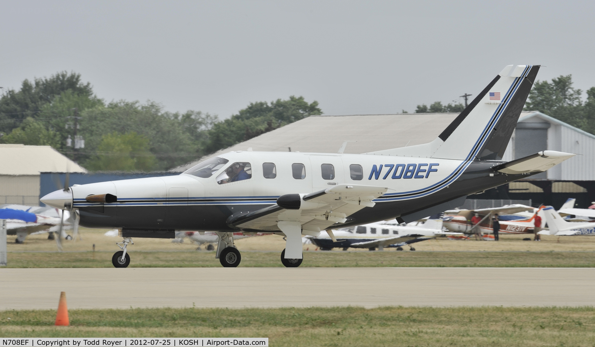 N708EF, Socata TBM-700 C/N 21, Airventure 2012