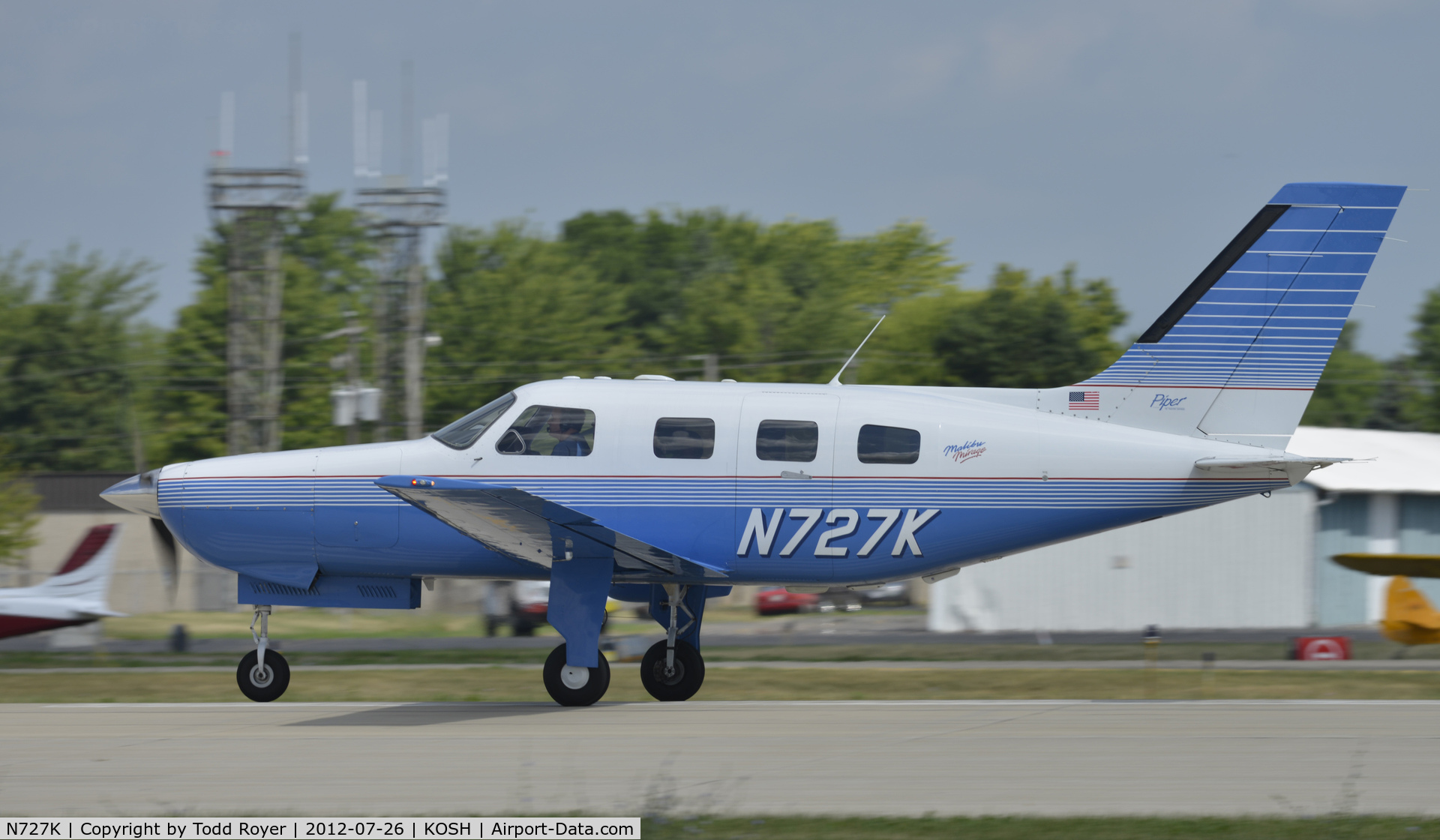 N727K, 1994 Piper PA-46-350P Malibu Mirage C/N 4622178, Airventure 2012