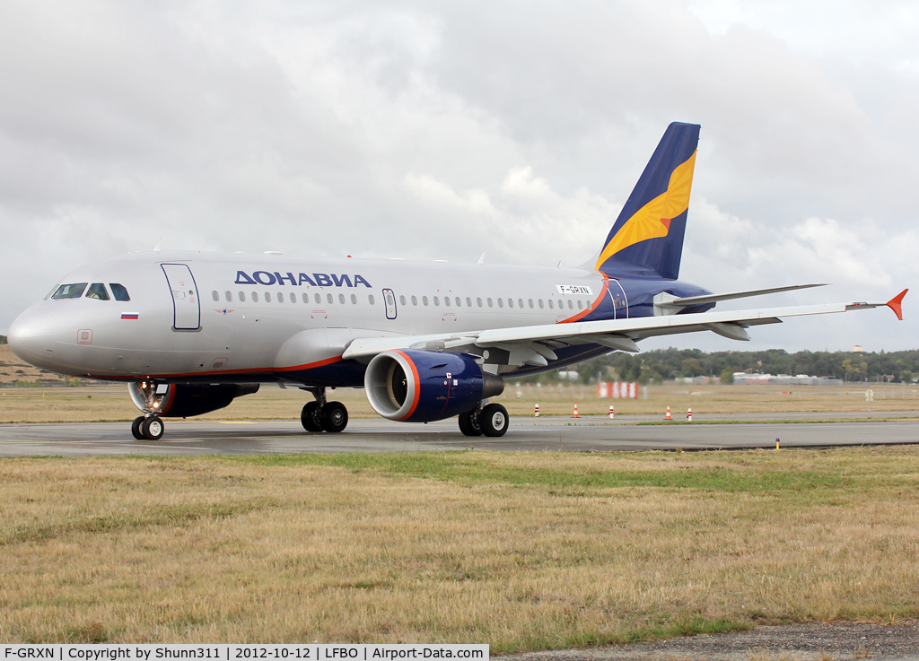 F-GRXN, 2007 Airbus A319-115LR C/N 3065, Taxiing holding point rwy 32R for test flight with Air France facility...