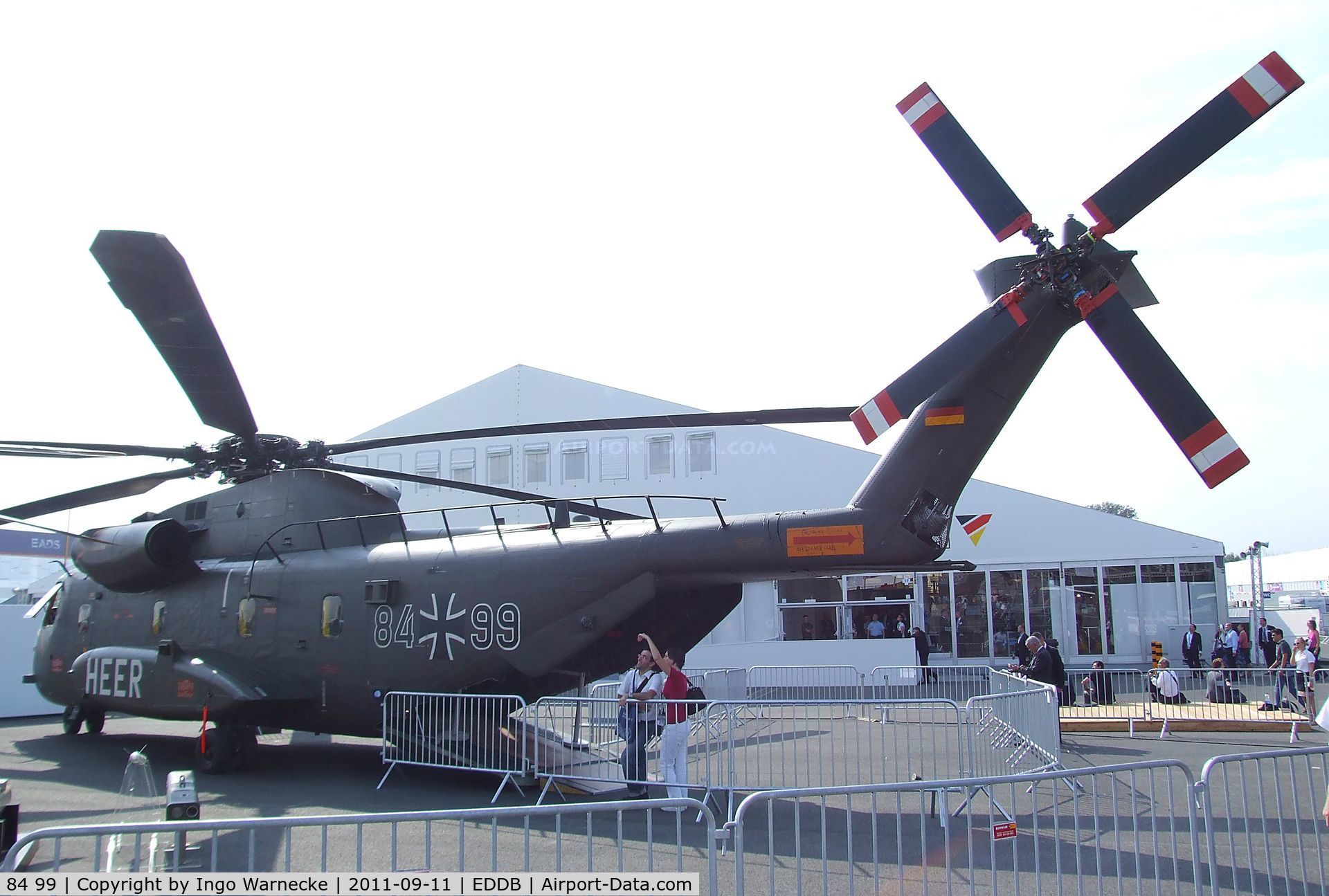 84 99, Sikorsky (VFW-Fokker) CH-53G C/N V65-097, Sikorsky (VFW-Fokker) CH-53G of the German army (Heeresflieger) at the ILA 2012, Berlin